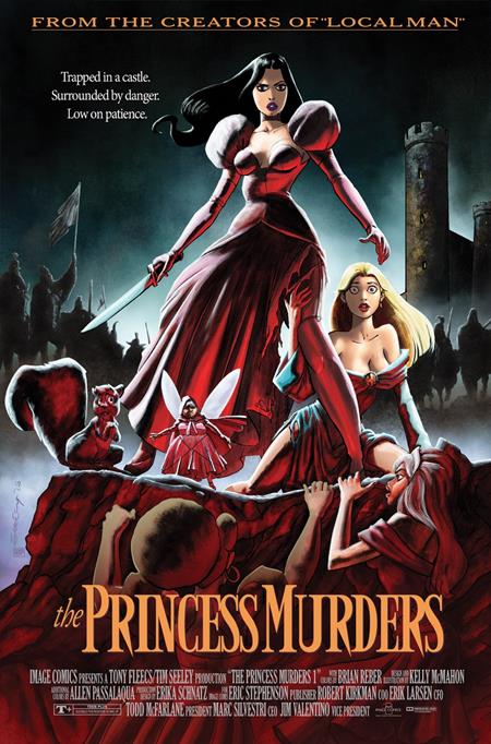 PRINCESS MURDERS #1 CVR C TIM SEELEY & ALLEN PASSALAQUA ARMY OF DARKNESS HORROR HOMAGE VAR Image Comics Tony Fleecs, Tim Seeley Tony Fleecs, Tim Seeley Tim Seeley, Allen Passalaqua PREORDER
