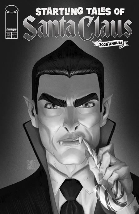 STARTLING TALES OF SANTA CLAUS 2026 ANNUAL CVR D SEAKAE B&W VAR Image Comics Benito Cereno Seakae, Nate Bellegarde, Mark Laszlo, Eoin Barclay Seakae PREORDER