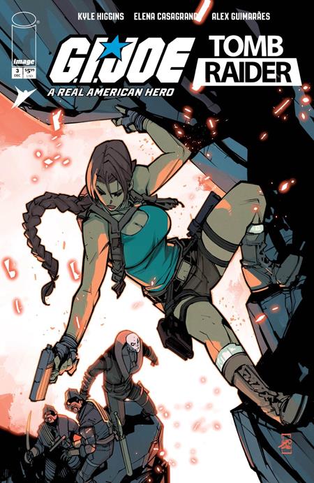 GI JOE A REAL AMERICAN HERO TOMB RAIDER #3 (OF 5) CVR C LUDO LULLABI FOIL VAR Image Comics Kyle Higgins Elena Casagrande, Alex Guimarães Ludo Lullabi PREORDER