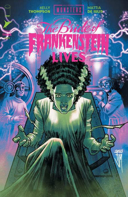 UNIVERSAL MONSTERS THE BRIDE OF FRANKENSTEIN LIVES #3 (OF 4) CVR B FRANCIS MANAPUL VAR Image Comics Kelly Thompson Mattia De Iulis Francis Manapul PREORDER