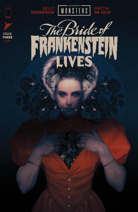 UNIVERSAL MONSTERS THE BRIDE OF FRANKENSTEIN LIVES #3 (OF 4) CVR E INC 1:50 YORGOS COTRONIS VAR Image Comics Kelly Thompson Mattia De Iulis Yorgos Cotronis PREORDER