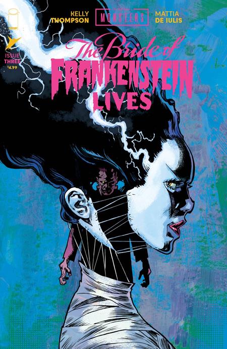 UNIVERSAL MONSTERS THE BRIDE OF FRANKENSTEIN LIVES #3 (OF 4) CVR F INC 1:75 MICHAEL WALSH VAR Image Comics Kelly Thompson Mattia De Iulis Michael Walsh PREORDER