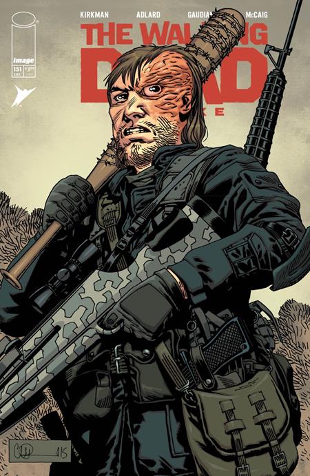 WALKING DEAD DLX #151 CVR B CHARLIE ADLARD & DAVE MCCAIG VAR (MR) Image Comics Robert Kirkman Charlie Adlard, Stefano Gaudiano, Dave McCaig Charlie Adlard, Dave McCaig PREORDER