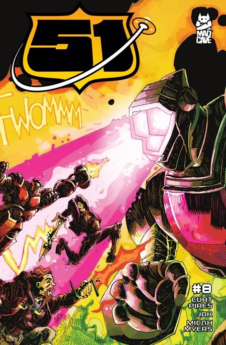 51 #8 (OF 8) Mad Cave Studios Curt Pires Jok Jok PREORDER