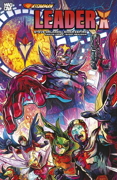 GATCHAMAN LEADER X (ONE-SHOT) CVR A VINCENZO RICCARDI Mad Cave Studios Steve Orlando Giona Zefiro Vincenzo Riccardi PREORDER