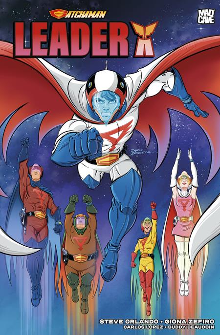 GATCHAMAN LEADER X (ONE-SHOT) CVR B DARIO BRIZUELA VAR Mad Cave Studios Steve Orlando Giona Zefiro Dario Brizuela PREORDER