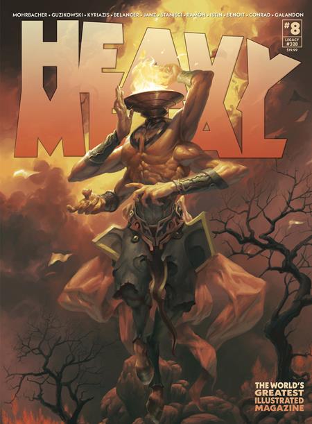 HEAVY METAL MAGAZINE #8 CVR A PETER MOHRBACHER (MR) Massive Publishing John Layman, Michael Conrad, Valentin Ramón, Aaron Guzikowski Andy Belanger, John Stanisci, Marco Failla, Ilias Kyriazis Peter Mohrbacher PREORDER