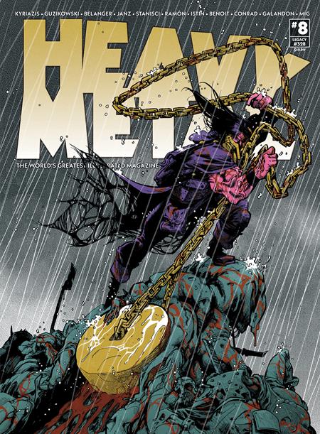 HEAVY METAL MAGAZINE #8 CVR B ILIAS KYRIAZIS VAR (MR) Massive Publishing John Layman, Michael Conrad, Valentin Ramón, Aaron Guzikowski Andy Belanger, John Stanisci, Marco Failla, Ilias Kyriazis Ilias Kyriazis PREORDER