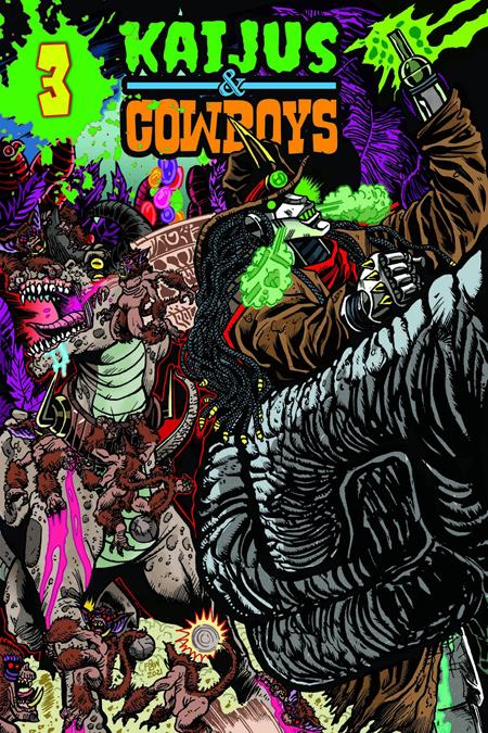 KAIJUS AND COWBOYS #3 (OF 12) CVR A FRANKIE B WASHINGTON Massive Publishing Matthew Blair Frankie B. Washington Frankie B. Washington PREORDER