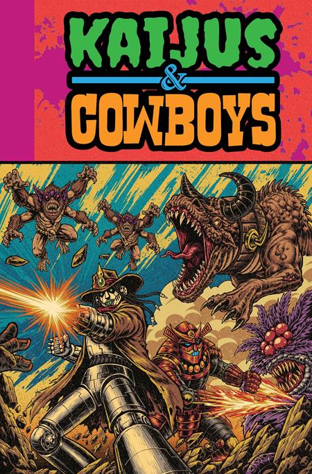 KAIJUS AND COWBOYS #3 (OF 12) CVR B FERXPAIN EC COMICS VAR Massive Publishing Matthew Blair Frankie B. Washington Ferxpain PREORDER