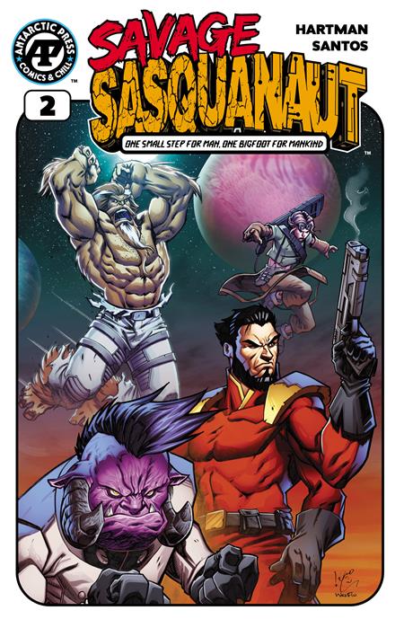 SAVAGE SASQUANAUT #2 CVR B CHAHINE LADJOUZE VAR Massive Publishing Wes Hartman Gab Santos Chahine Ladjouze PREORDER