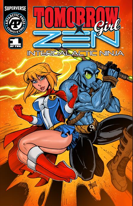 TOMORROW GIRL X ZEN INTERGALACTIC NINJA #1 (OF 2) CVR B BILL MAUS VAR Massive Publishing Ben Dunn, Steve Ross Erwin Prasteya Bill Maus PREORDER