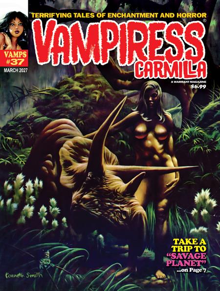 VAMPIRESS CARMILLA MAGAZINE #37 Massive Publishing Don Glut, Artie Godwin, Bambos Georgiou, Nocla Cuti Nik Poliwko, Rodel Noora, Reno Maniquis, Santos Zaballos Kenneth Smith PREORDER
