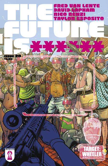 FUTURE IS ****** #20 CVR B DAVID LAPHAM VAR (MR) REKCAH Comics Fred Van Lente David Lapham, Rico Renzi David Lapham PREORDER