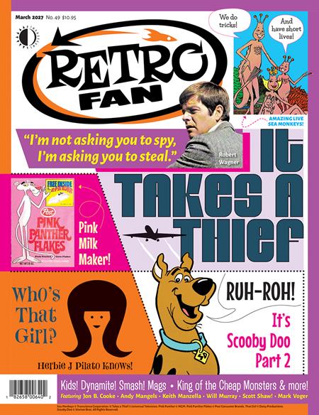 RETROFAN #49 TwoMorrows Publishing Ed Catto Robert Wagner, Scooby-Doo Various PREORDER