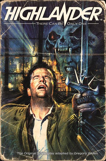 HIGHLANDER THE ORIGINAL SCREENPLAY #1 (OF 4) CVR L ORIGINAL POSTER BRIAN BYSOUTH FOIL VAR Titan Comics Gregory Widen Szymon Kudranski Brian Bysouth PREORDER
