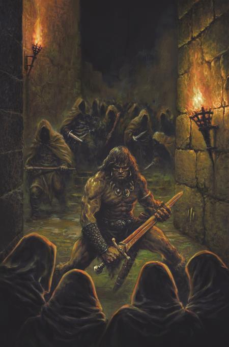 CONAN THE BARBARIAN #38 CVR E JUAN ALBERTO HERNANDEZ VIRGIN CARDSTOCK VAR (MR) Titan Comics Jim Zub Ivan Gil Juan Alberto Hernandez PREORDER