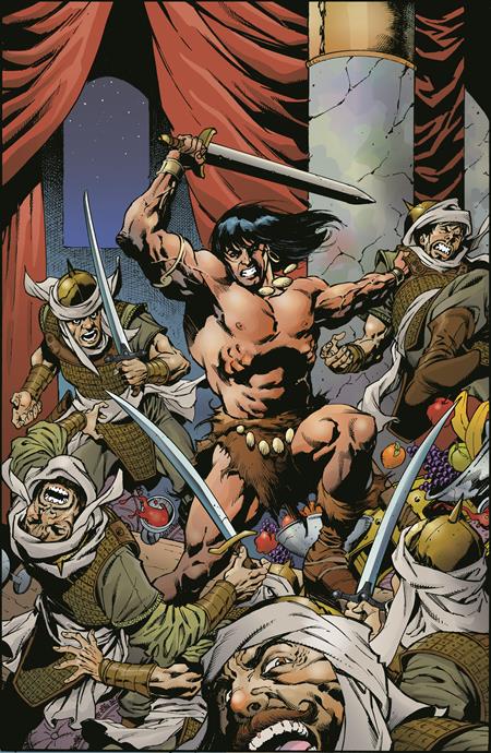 CONAN THE BARBARIAN #38 CVR F AARON LOPRESTI VIRGIN CARDSTOCK VAR (MR) Titan Comics Jim Zub Ivan Gil Aaron Lopresti PREORDER