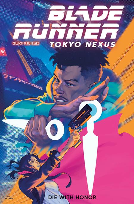 BLADE RUNNER TOKYO NEXUS DIE WITH HONOR #2 (OF 4) CVR C VV GLASS VAR Titan Comics Nancy A. Collins Mariano Taibo V.V. Glass PREORDER