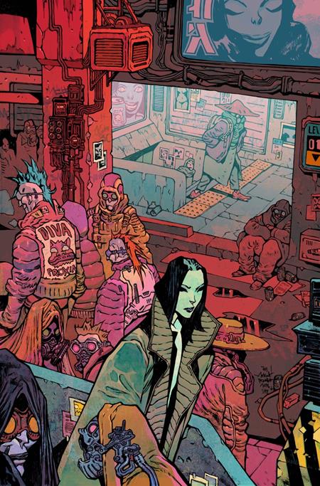 BLADE RUNNER TOKYO NEXUS DIE WITH HONOR #2 (OF 4) CVR D JAKUB REBELKA VIRGIN CARDSTOCK VAR Titan Comics Nancy A. Collins Mariano Taibo Jakub Rebelka PREORDER