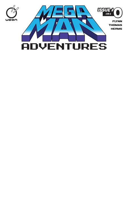 MEGA MAN ADVENTURES #0 (ONE SHOT) CVR D BLANK SKETCH VAR UDON Entertainment Ian Flynn Chad Thomas Blank Sketch PREORDER