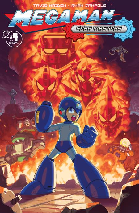 MEGA MAN GEAR MASTERS #4 (OF 5) CVR B SIMON S ANDERSON VAR UDON Entertainment Tavis Maiden Ryan Jampole Simon S. Anderson PREORDER
