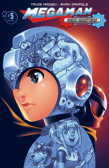 MEGA MAN GEAR MASTERS #4 (OF 5) CVR C JORGE M VELEZ VAR UDON Entertainment Tavis Maiden Ryan Jampole Jorge M Velez PREORDER