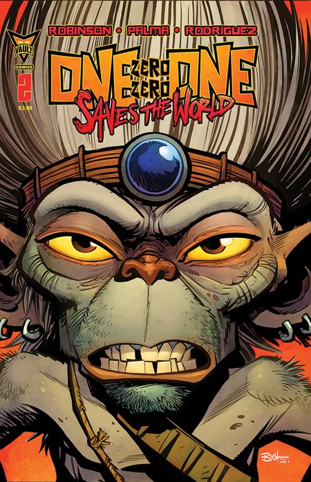 ONE ZERO ZERO ONE SAVES THE WORLD #2 CVR A BRETT PARSON Vault Comics Jeremy Robinson Tiago Palma Brett Parson PREORDER