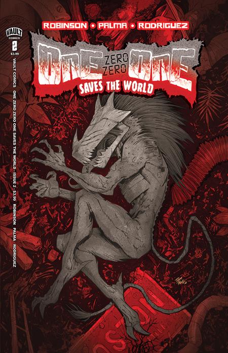ONE ZERO ZERO ONE SAVES THE WORLD #2 CVR B INC 1:10 TIAGO PALMA VAR Vault Comics Jeremy Robinson Tiago Palma Tiago Palma PREORDER
