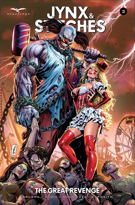 JYNX AND STITCHES GREAT REVENGE #3 (OF 3) CVR A HAKAN AYDIN Zenescope Entertainment Joe Brusha Hakan Aydin Hakan Aydin PREORDER