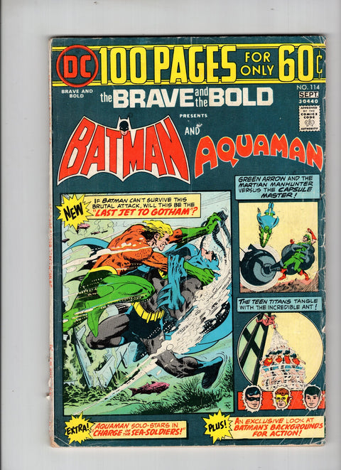 The Brave and the Bold, Vol. 1 #114 (1974) 100-Page Giant 100-Page Giant Buy & Sell Comics Online Comic Shop Toronto Canada