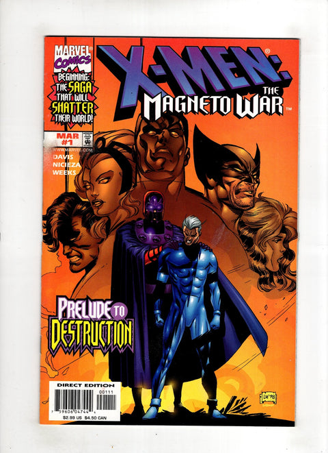 X-Men: Magneto War #1 (1999) Buy & Sell Comics Online Comic Shop Toronto Canada