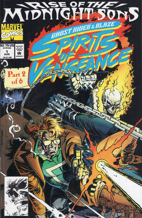 Ghost Rider / Blaze: Spirits of Vengeance #1 (1992) Buy & Sell Comics Online Comic Shop Toronto Canada