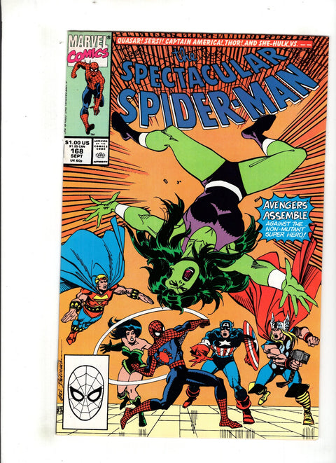 The Spectacular Spider-Man, Vol. 1 #168 (1990) Buy & Sell Comics Online Comic Shop Toronto Canada