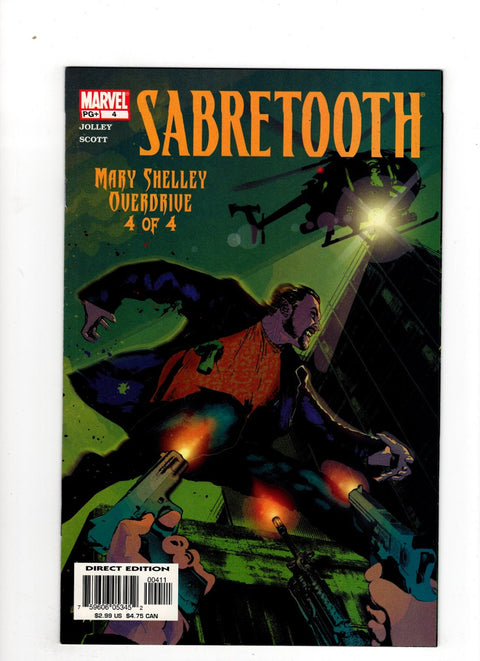 Sabretooth: Mary Shelley Overdrive #4 (2002) Buy & Sell Comics Online Comic Shop Toronto Canada