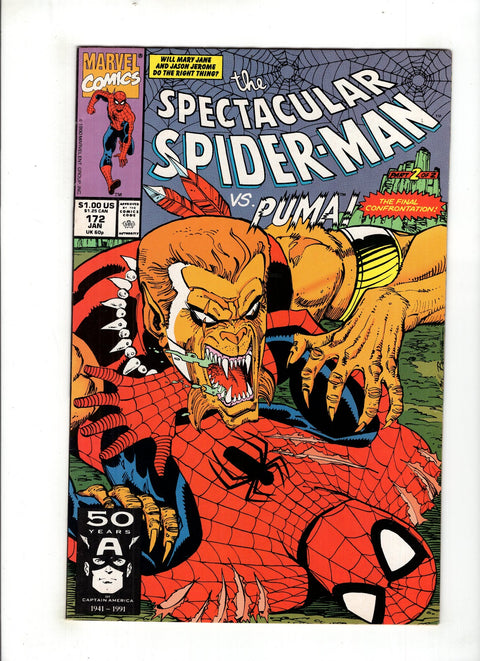 The Spectacular Spider-Man, Vol. 1 #172 (1990) Buy & Sell Comics Online Comic Shop Toronto Canada