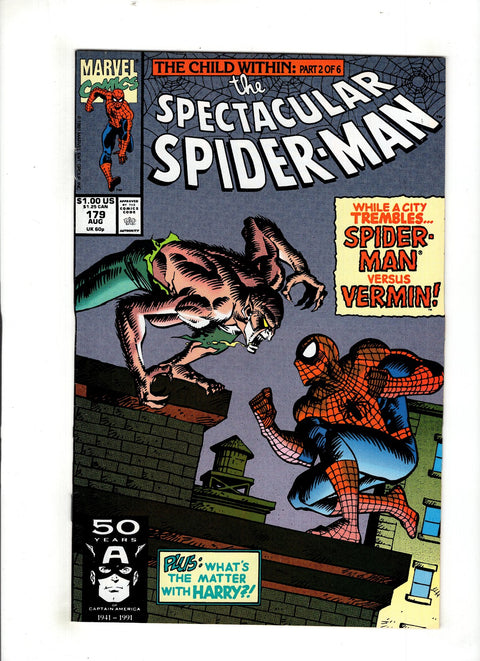 The Spectacular Spider-Man, Vol. 1 #179 (1991) Buy & Sell Comics Online Comic Shop Toronto Canada