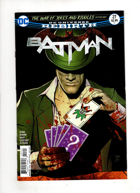 Batman, Vol. 3 #27 (Cvr A) (2017) Mikel Janín A Mikel Janín Buy & Sell Comics Online Comic Shop Toronto Canada