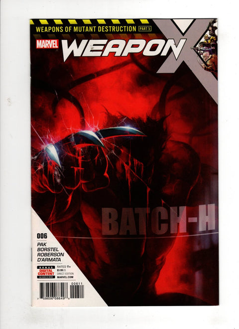 Weapon X, Vol. 3 #6 (Cvr A) (2017) Skan Srisuwan A Skan Srisuwan Buy & Sell Comics Online Comic Shop Toronto Canada