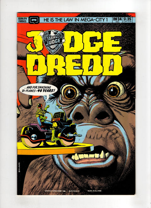 Judge Dredd, Vol. 1 #34 (1986) Buy & Sell Comics Online Comic Shop Toronto Canada
