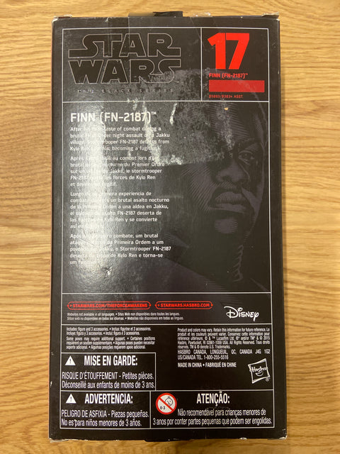 Star Wars: The Black Series - #17 Finn (FN-2187) (2015) Disney / Hasbro 6 in