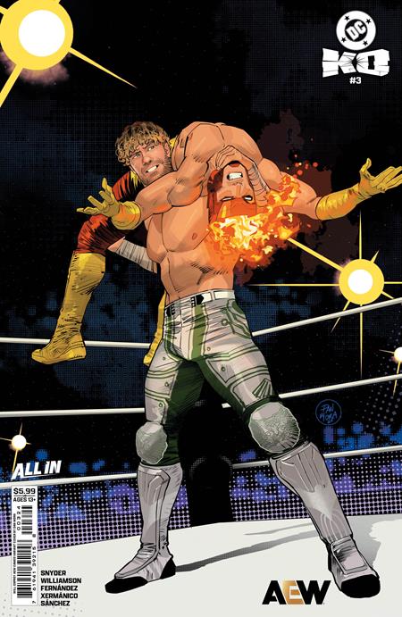 DC K.O. 3 Comic Dan Mora AEW Cameo Variant DC Comics 2026