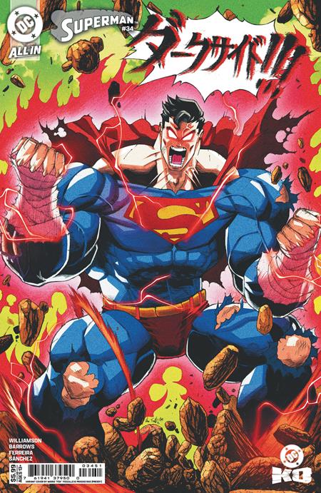 SUPERMAN #34 CVR E MARIO FOCCILLO CARD STOCK VAR (DC K.O.) DC Comics Joshua Williamson Eddy Barrows, Eber Ferreira Mario Foccillo PREORDER