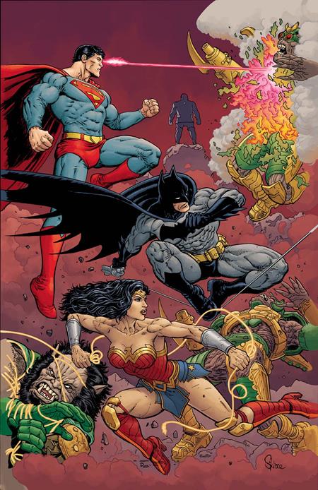JUSTICE LEAGUE UNLIMITED #15 CVR B STEVE SKROCE CARD STOCK VAR (DC K.O.) DC Comics Mark Waid Dan Mora Steve Skroce PREORDER