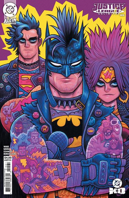 Justice League Unlimited, Vol. 2 15 Comic Dave Johnson Punk Rock Variant DC Comics 2026
