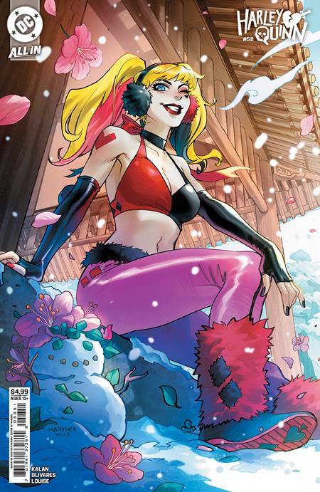 HARLEY QUINN #58 CVR E HAINING SWEATER WEATHER CARD STOCK VAR DC Comics Elliott Kalan Carlos Olivares Haining PREORDER