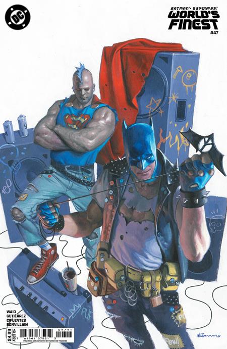 Batman / Superman: World's Finest, Vol. 2 47 Comic Fabrizio De Tommaso Punk Rock Variant DC Comics 2026