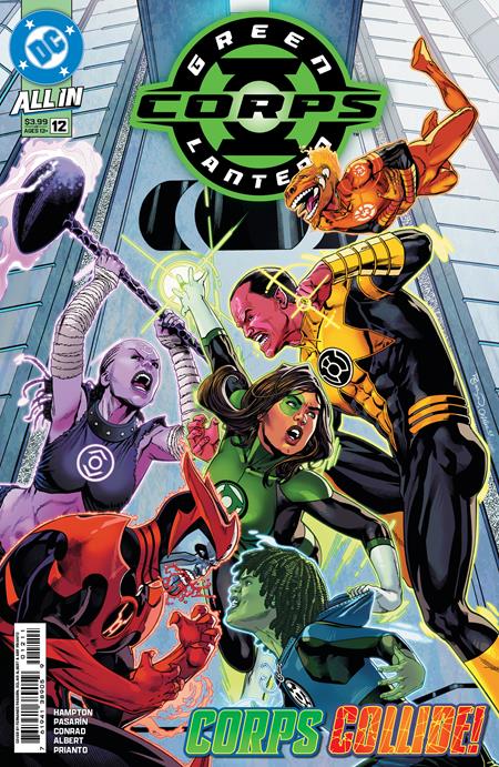 GREEN LANTERN CORPS #12 CVR A FERNANDO PASARIN & OCLAIR ALBERT DC Comics Morgan Hampton Fernando Pasarin, Oclair Albert Fernando Pasarin, Oclair Albert PREORDER