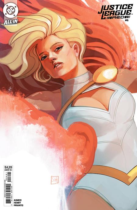 Justice League Red 6 Comic Stephanie Hans Variant DC Comics 2026