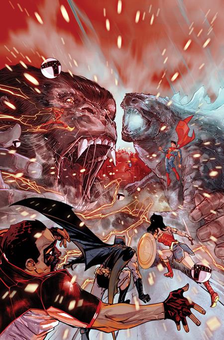 JUSTICE LEAGUE VS GODZILLA VS KONG 2 #7 (OF 7) CVR D CARMINE DI GIANDOMENICO CARD STOCK VAR DC Comics Brian Buccellato Christian Duce Carmine Di Giandomenico PREORDER